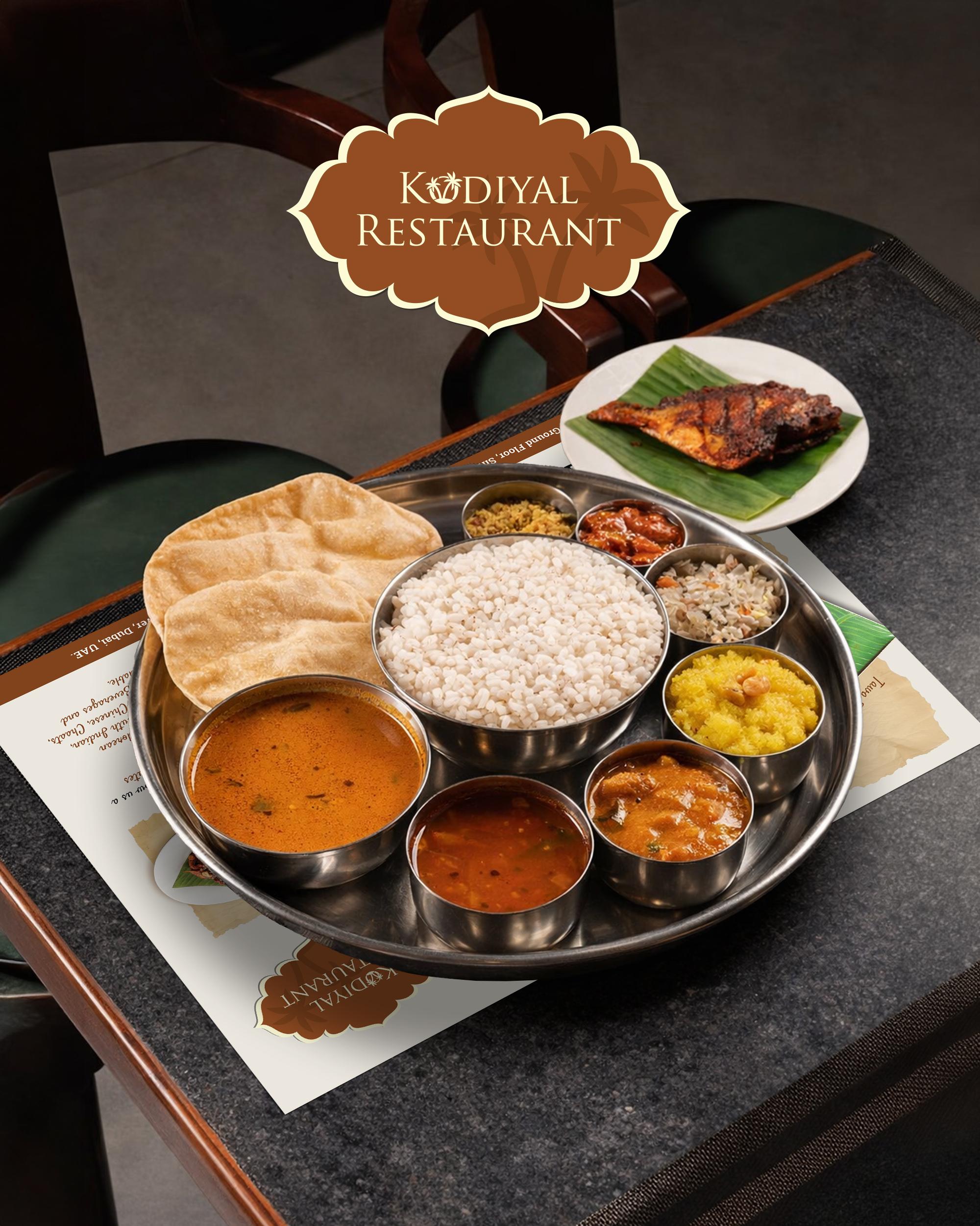 Kodiyal Restaurant social media and print media case study cover image for UAE market work